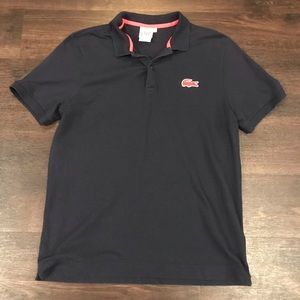 Lacoste L!VE Slim Fit Stretch Croc Pique Polo